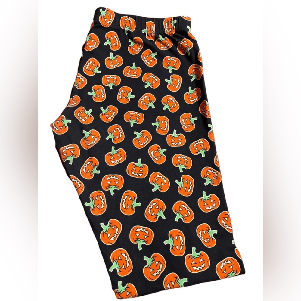 Halloween Jack O Lantern Leggings - women